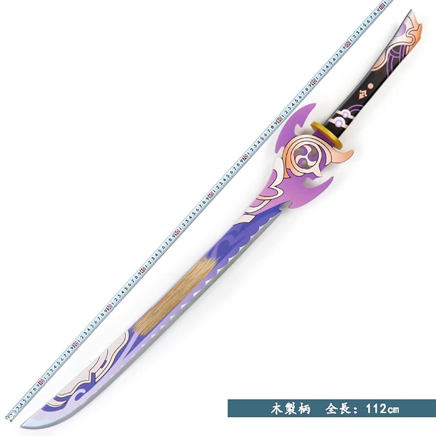 【ひろーん】雷電将軍＆金木研 2点 Amazon.co.jp: 刀 武器 神里綾人 雷電将軍 草薙の稲光 神里綾華